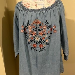 🍃DRESS BARN ~WESTPORT PEASANT TOP🍃